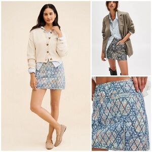 𝓯𝓹 Free People ~ Darla Quilted Mini Skirt